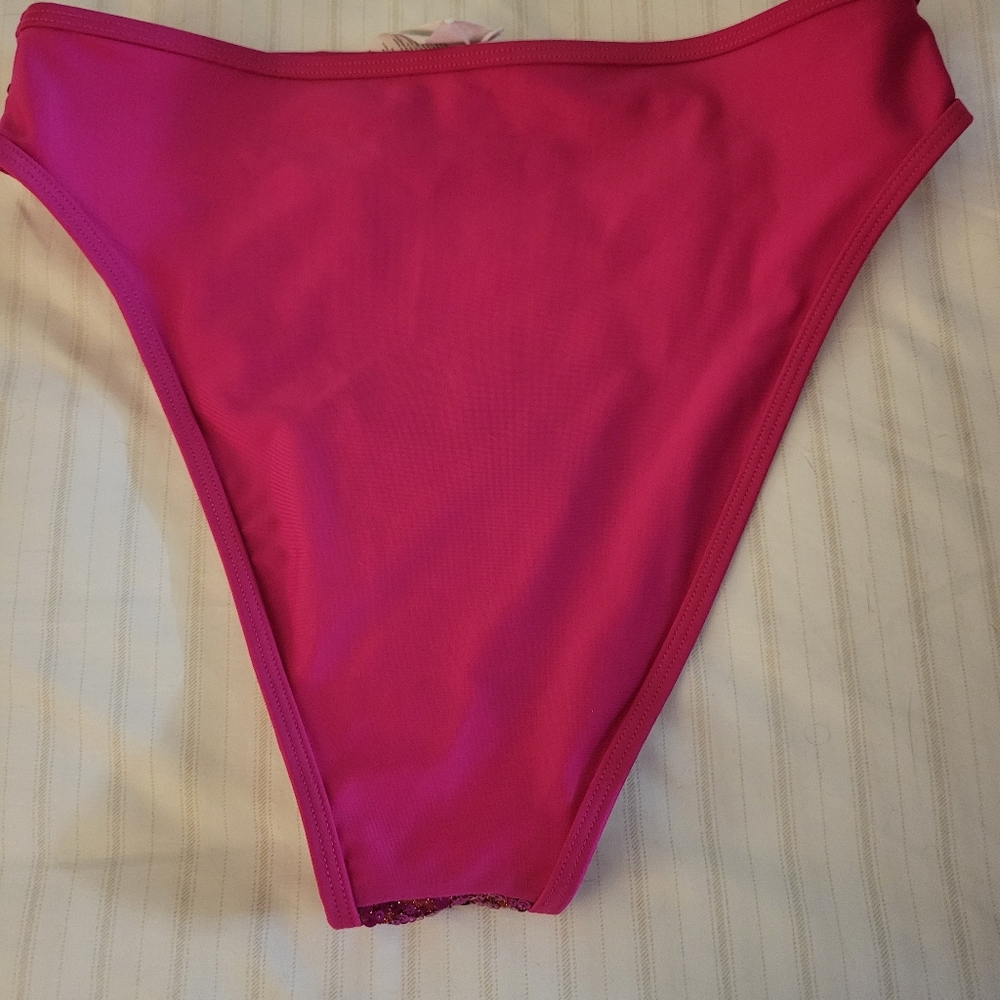 Pink Sequin Bikini Set - Picture 6 of 7